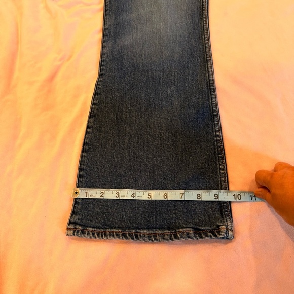 Wrangler Dark Blue Flare Women's Jeans 12/14 - Picture 9 of 10